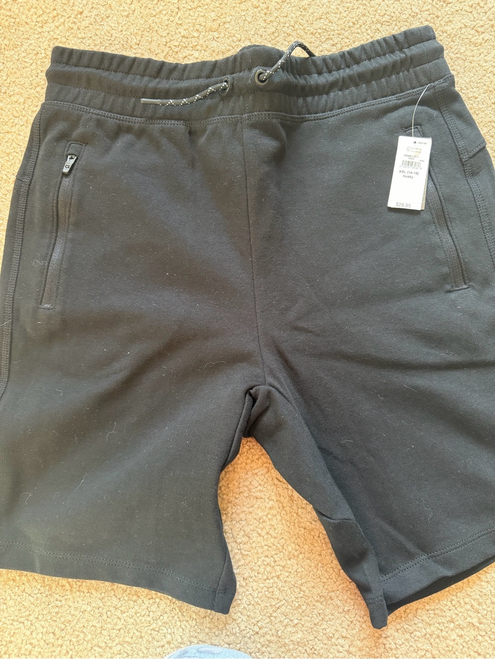 Old Navy Black boy’s Athletic Drawstring Shorts, new with tags